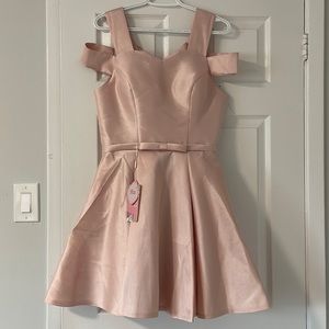 Mini pink dress